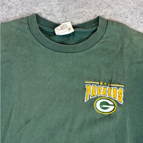 Vintage Lee Sport Green Bay Packers Shirt Large NFL Football Sports Retro Tee - Picture 4 of 7